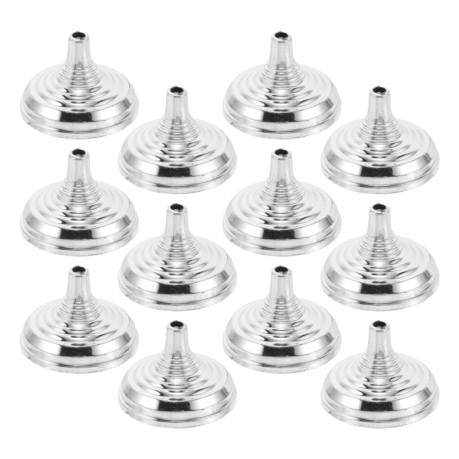 Conference Table Round - 12Pcs Silver Mini Desk Flag Stand