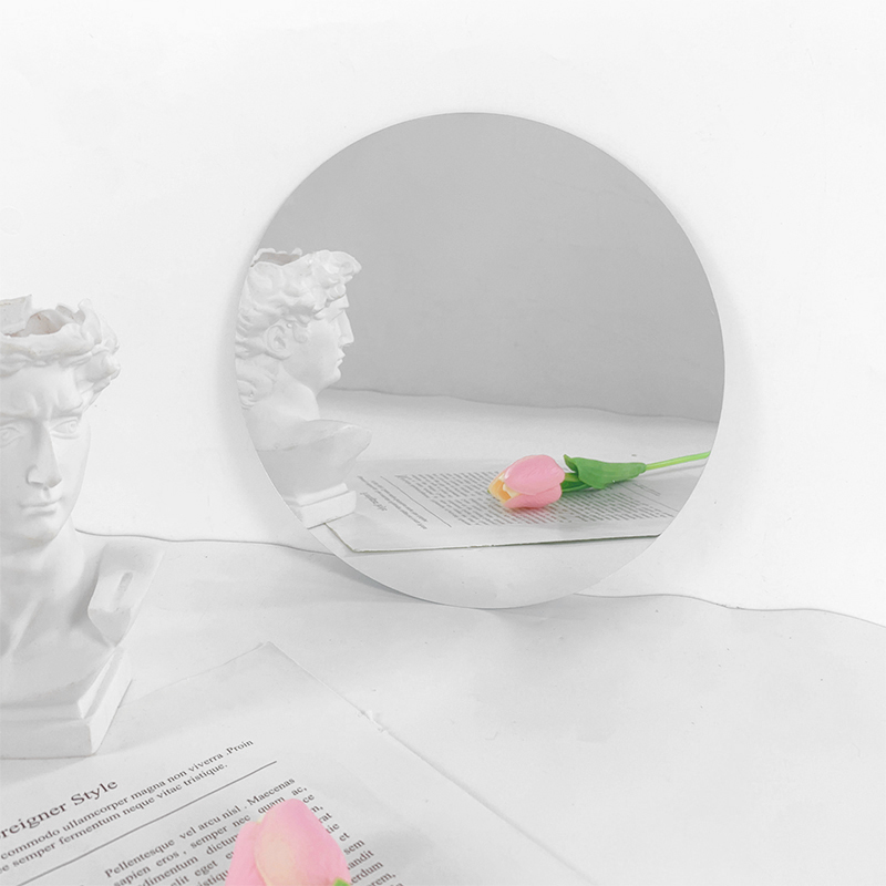 20cm Round Mirror Glass Tray   - Conference Table Round 评论和价格