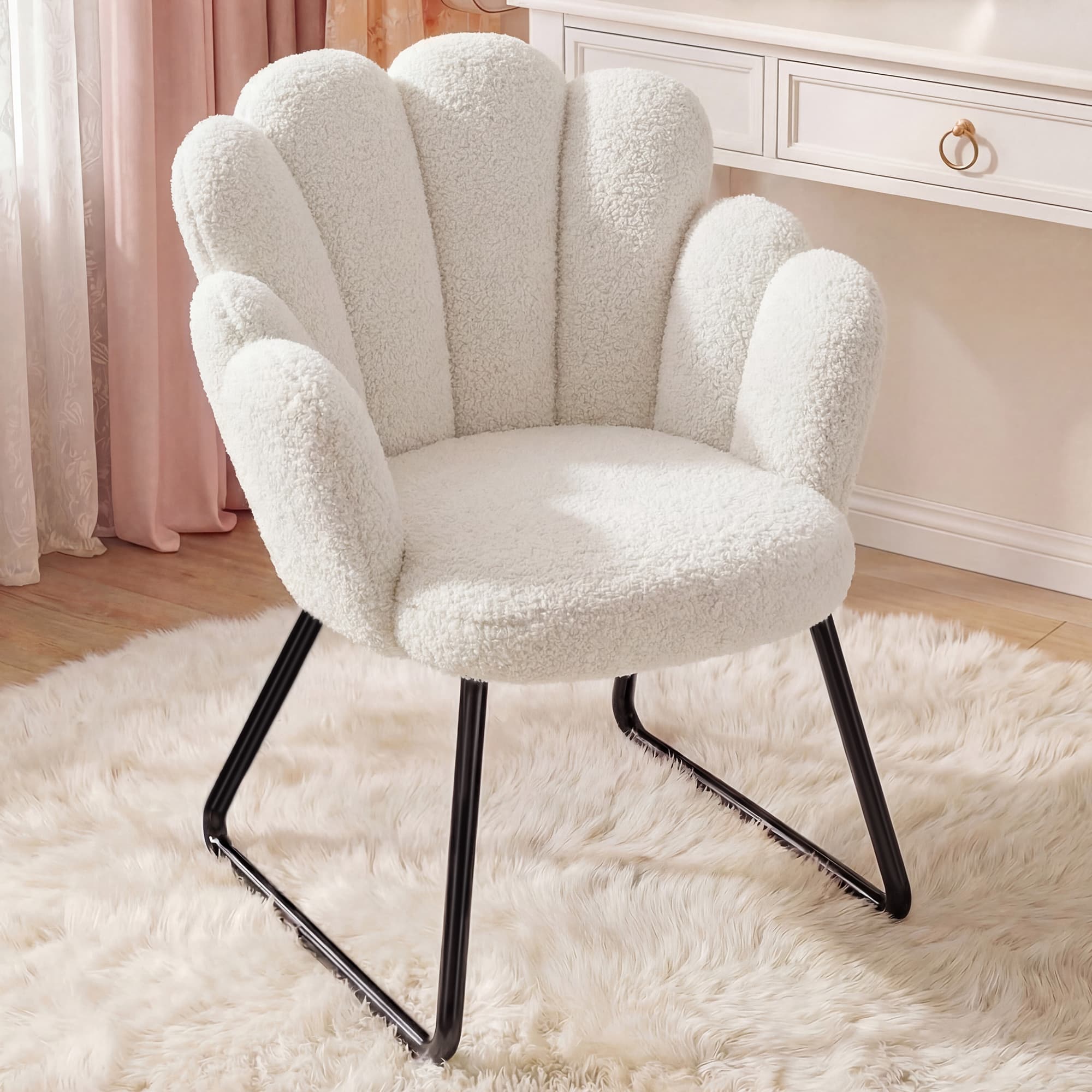 EnHomee Teddy Fleece Accent Ch - Office X Furniture 评论和价格