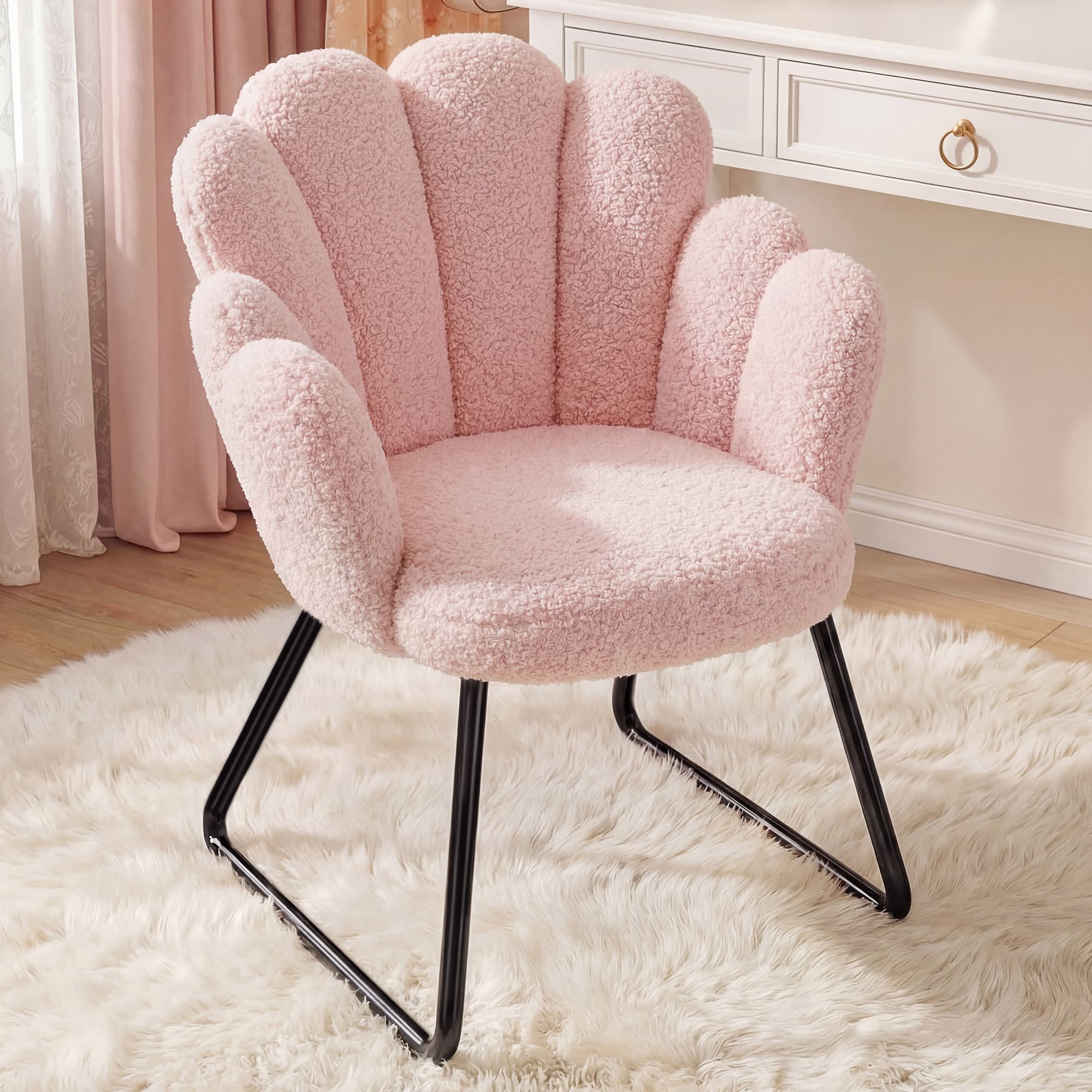 EnHomee Teddy Fleece Accent Ch - Office X Furniture 评论和价格