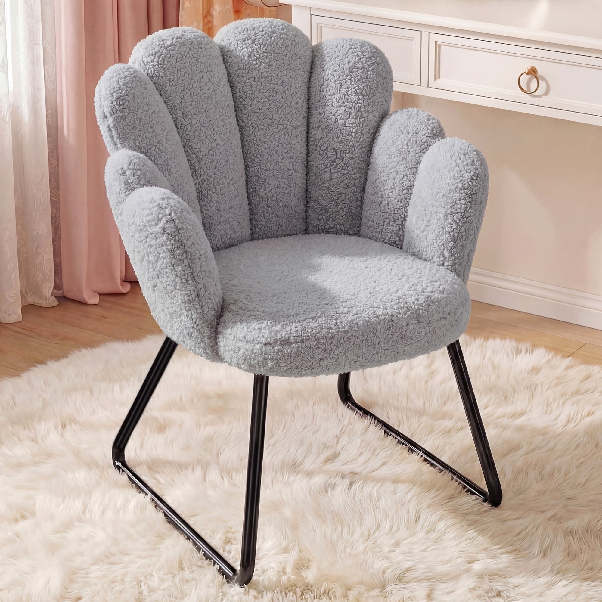 EnHomee Teddy Fleece Accent Ch - Office X Furniture 评论和价格