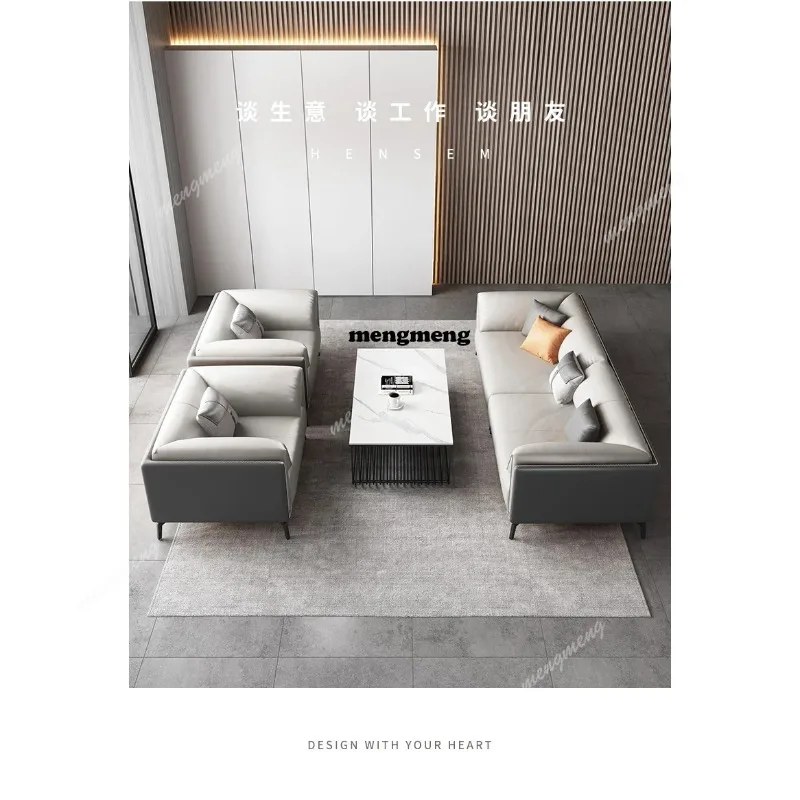 03A Cowhide Business Office So - Office Furniture Luxury 评论和价格