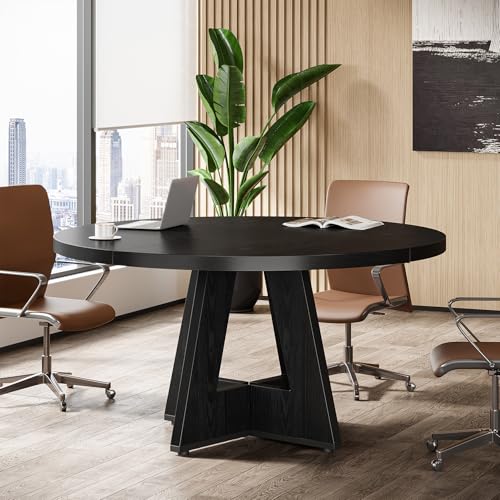 47-Inch Round Conference Table - Conference Table Round 评论和价格