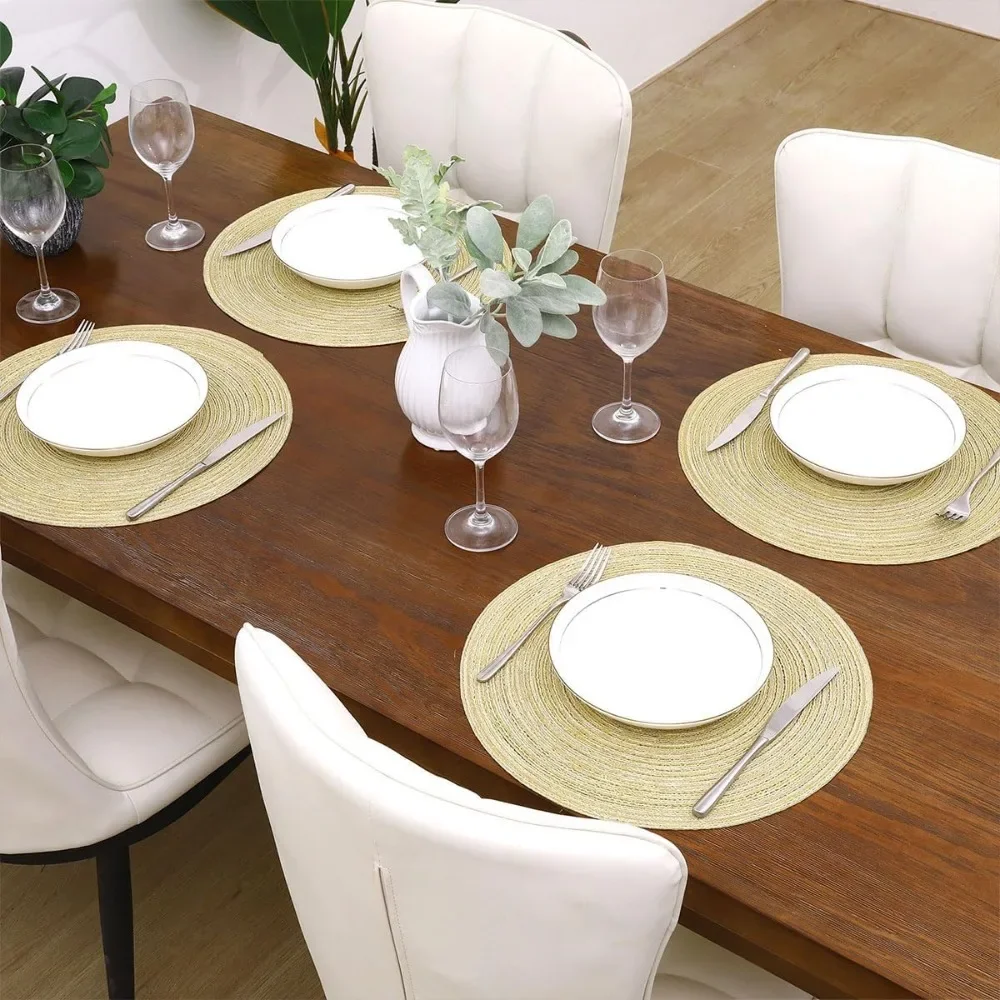 Set of 4 10/34CM Glitter Round - Conference Table Round 评论和价格