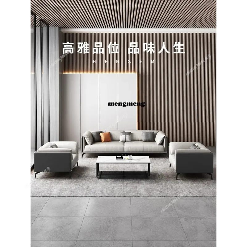 03 Cowhide Business Office Sof - Office Furniture Luxury 评论和价格