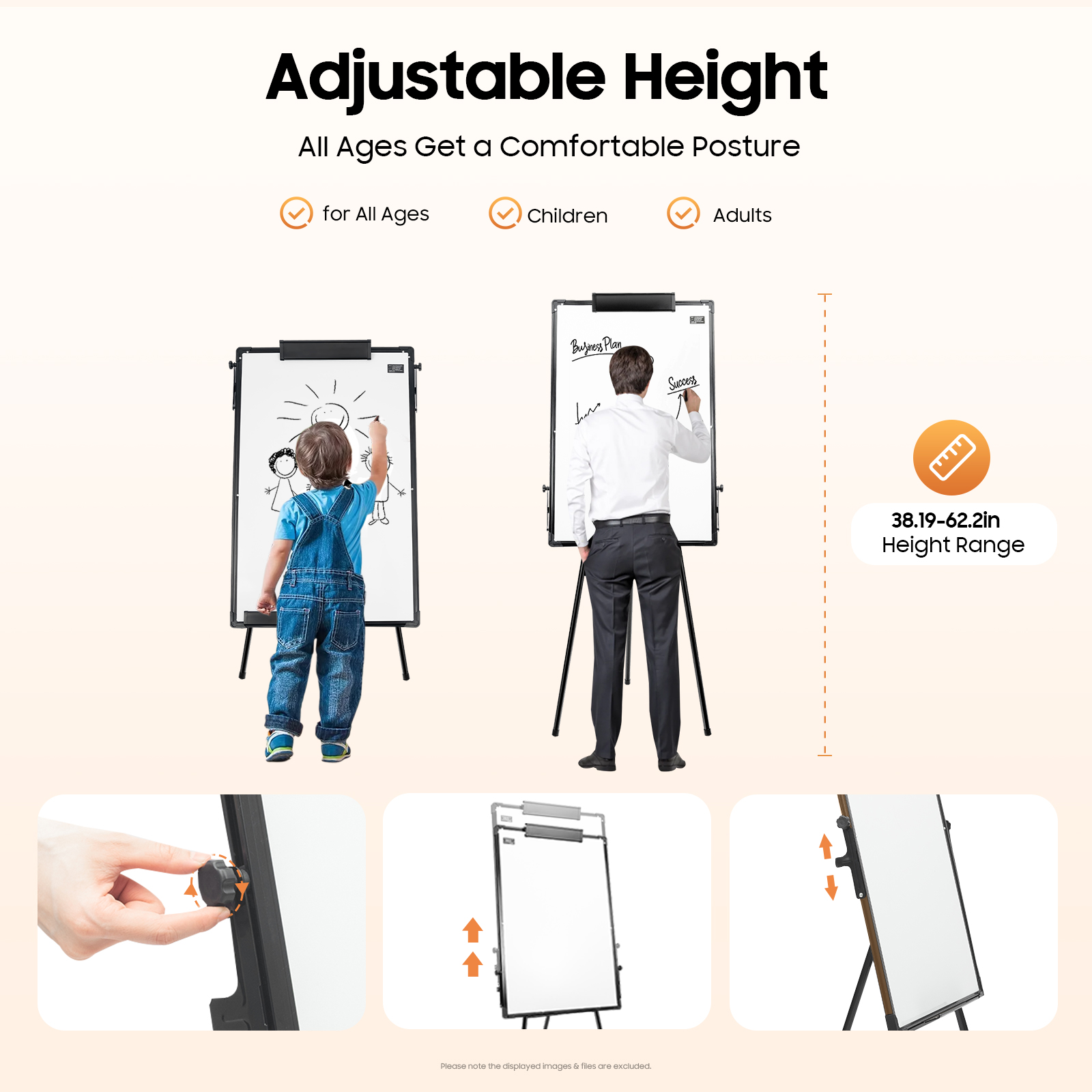 36 X 24Inches Magnetic Dry Era - Whiteboard Easel Tripod 评论和价格