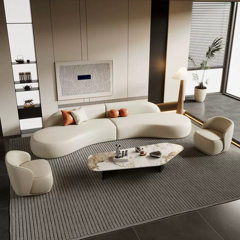 Italian Luxury Curved Sofa Mod - Office Furniture Luxury 评论和价格