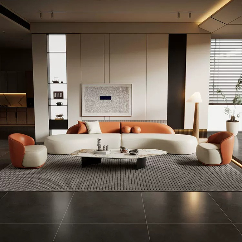 Italian Luxury Curved Sofa Mod - Office Furniture Luxury 评论和价格