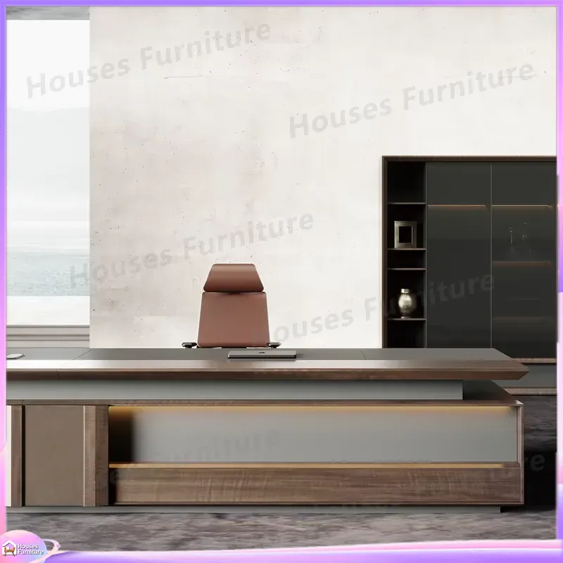 Luxury Executive Desk Solid Wo - Office Furniture Luxury 评论和价格