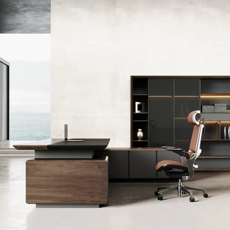 Luxury Executive Desk Solid Wo - Office Furniture Luxury 评论和价格