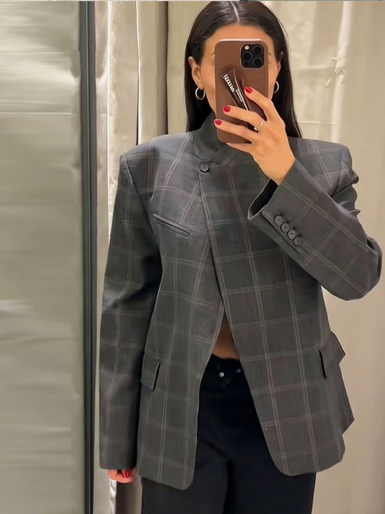 HH 2026 Spring Plaid Blazer Ja - Coat Rack Standing 评论和价格