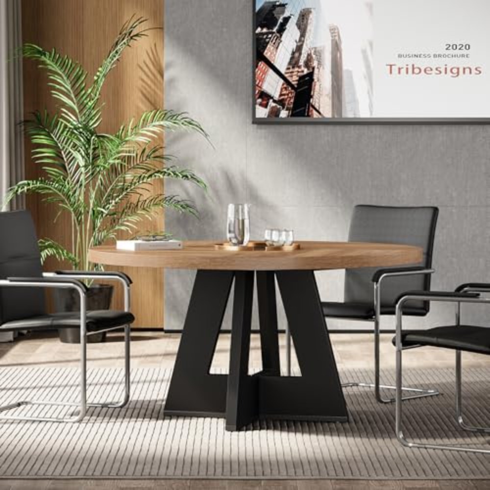 47-Inch Round Conference Table - Conference Table Round 评论和价格