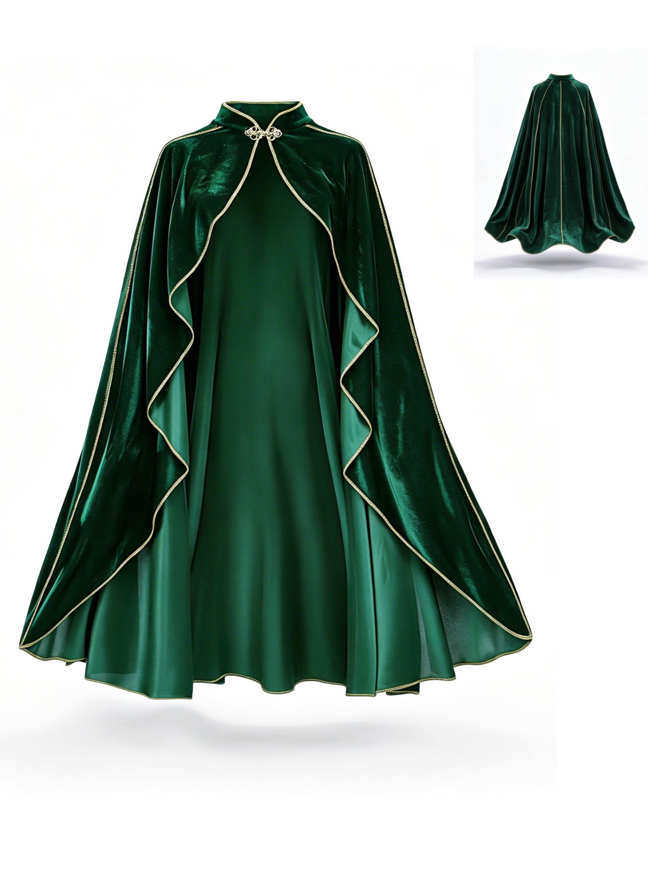 Women Vintage Green Velvet Cap - Coat Rack Standing 评论和价格