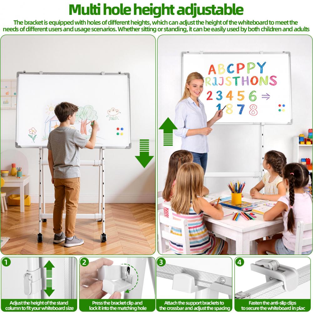 40x28 Magnetic Dry Erase White - Whiteboard Easel Tripod 评论和价格