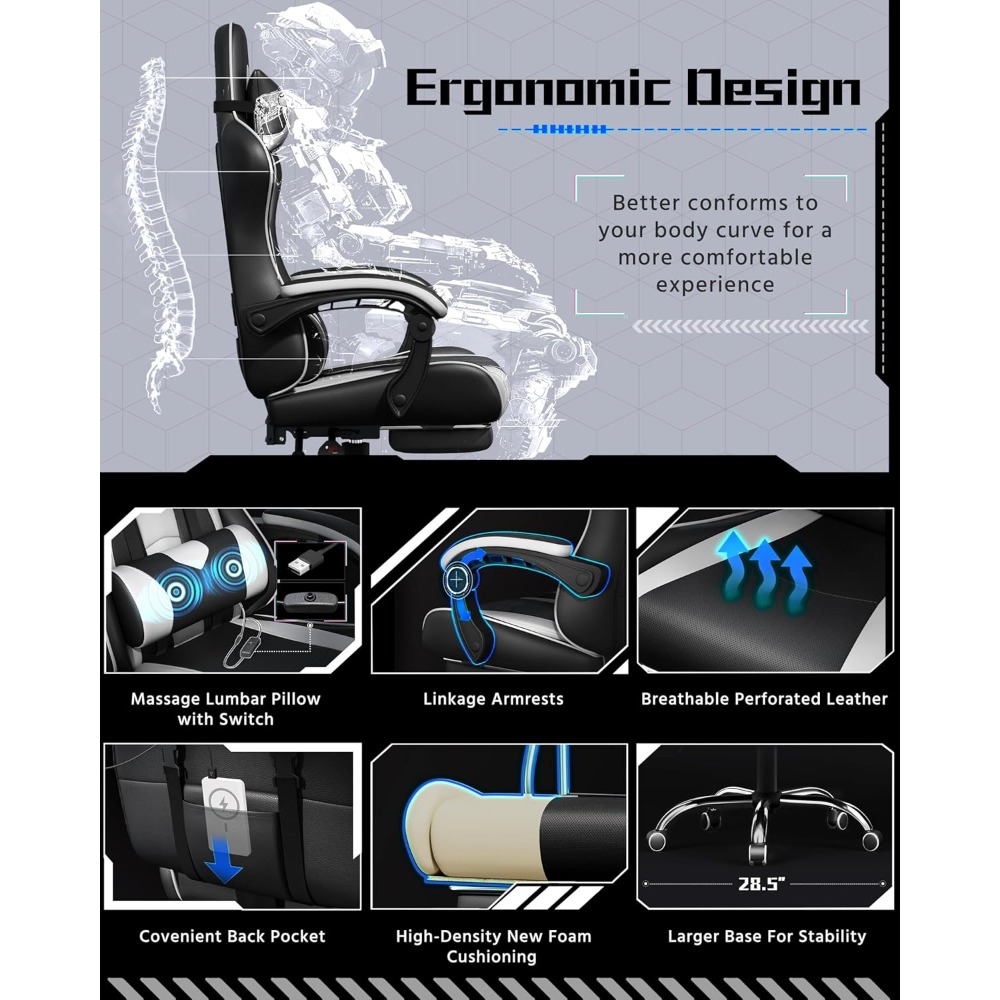 Customizable Ergonomic Gaming  - Office X Furniture 评论和价格