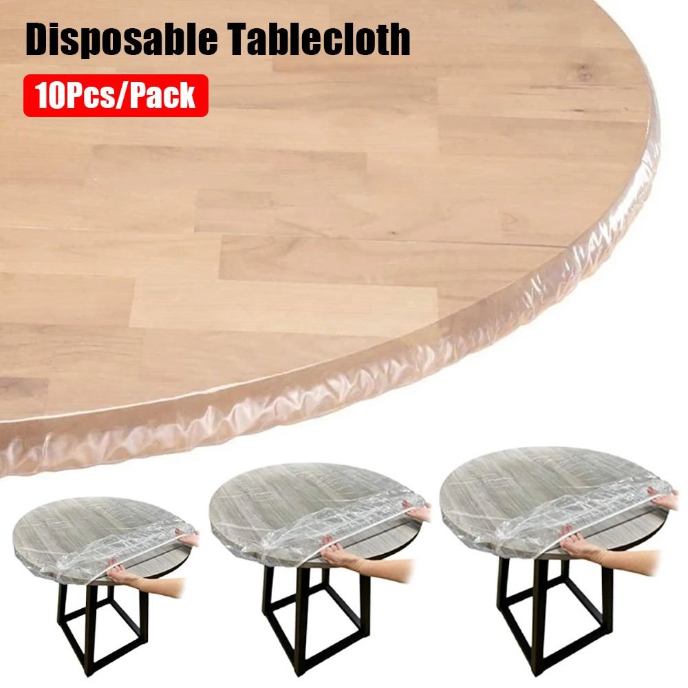 10Pcs Thickened PE Disposable  - Conference Table Round 评论和价格
