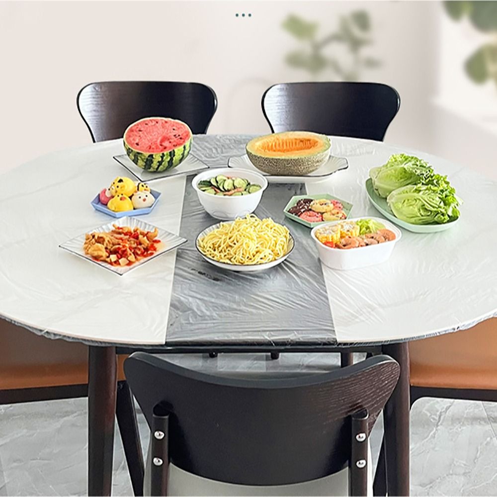 10Pcs Thickened PE Disposable  - Conference Table Round 评论和价格