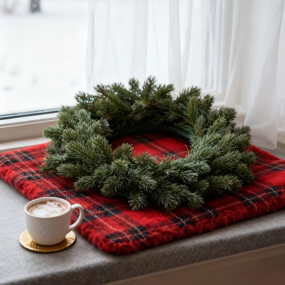 Artificial Pine Wreath Plant C - Conference Table Round 评论和价格